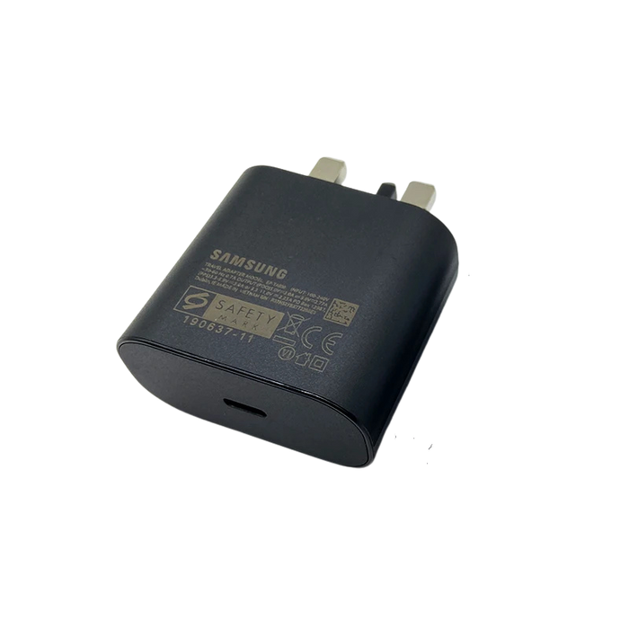 Samsung 25W UK Plug PD Super Fast Charging Adapter For (Type-C to Type-C)