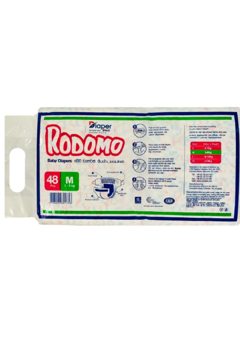 Rodomo Baby Diapers Pampers - 48pcs
