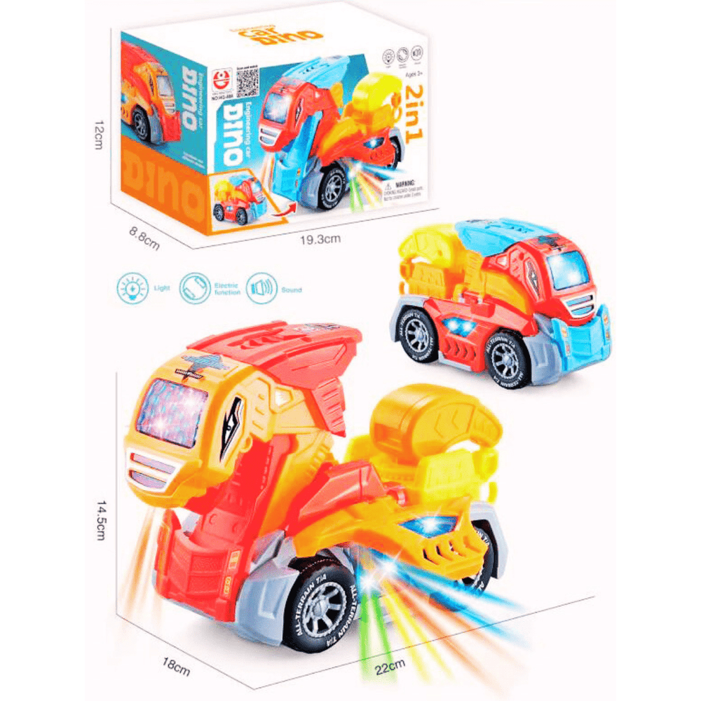 2-in-1 Battery Operated Transforming Car