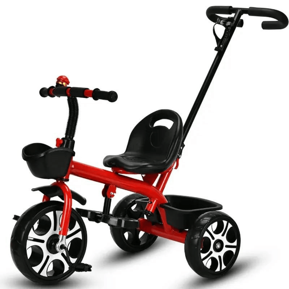 2-in-1 Convertible Tricycle with Parental Adjustable Push Handle