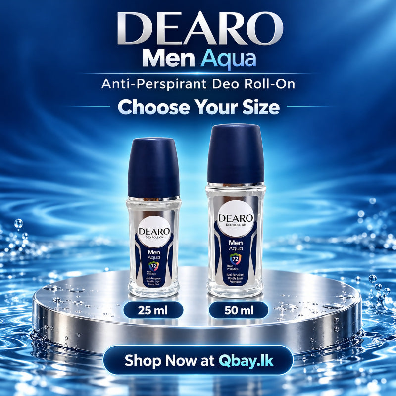 DEARO Men Aqua Anti-Perspirant Deo Roll-On – 25 ml / 50 ml