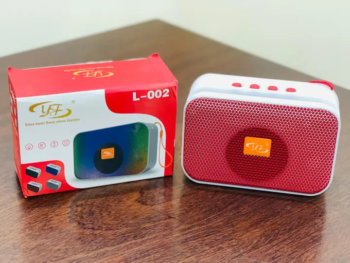 RBG Bluetooth Speaker - TF Card / USB / FM - Rechargable - Hanging Strap - Adjustable Light