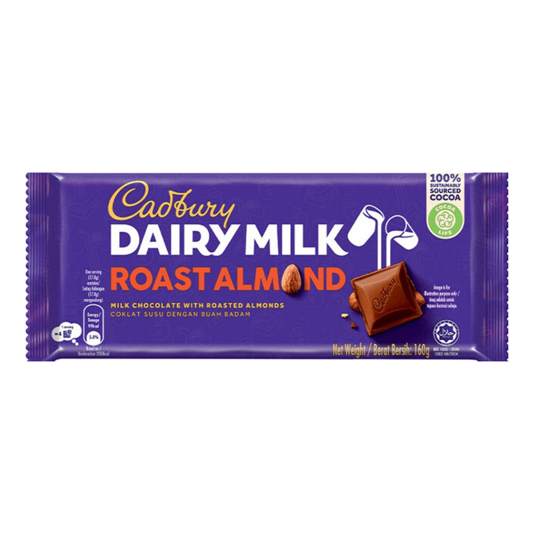 Cadbury Roast Almond Chocolate - 160g