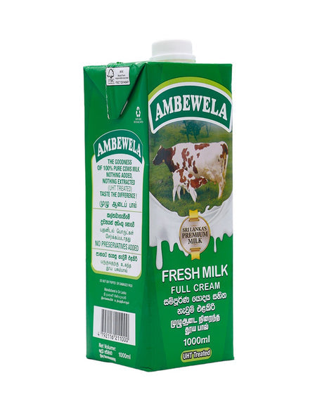 Ambewela Fresh Milk Plain - 1 Litter