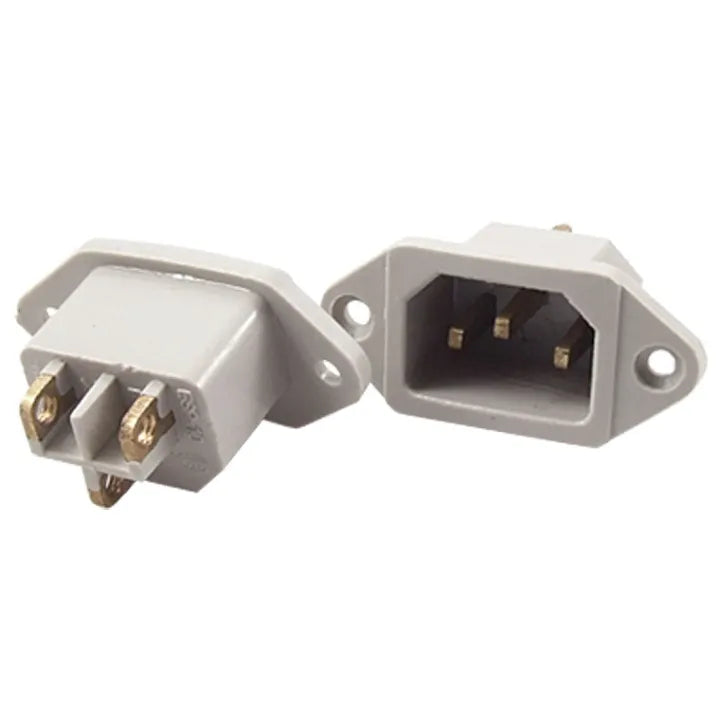 Rice Cooker Parts Universal Three Wire Power Socket Plug - 1Pcs