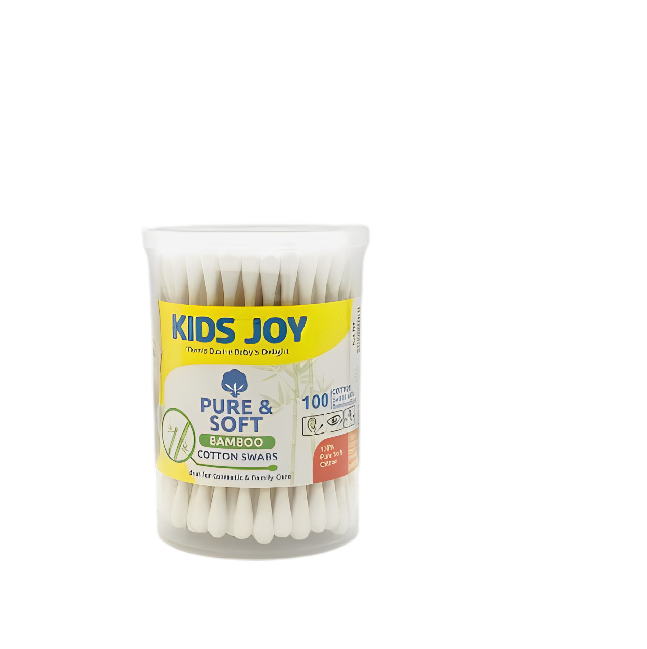 أعواد قطنية ناعمة من الخيزران من كيدز جوي