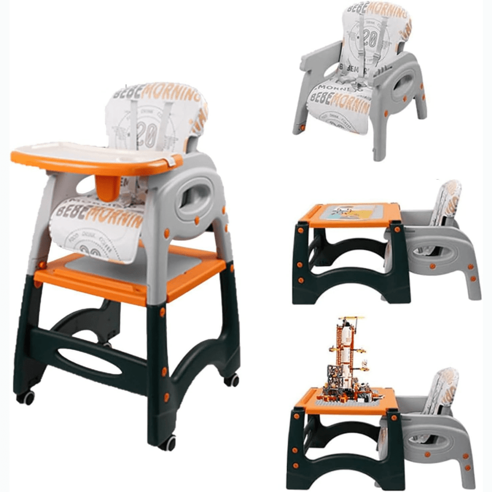 4-In-1 Convertible Baby High Chair