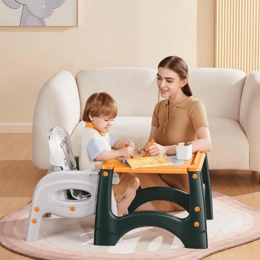 4-In-1 Convertible Baby High Chair