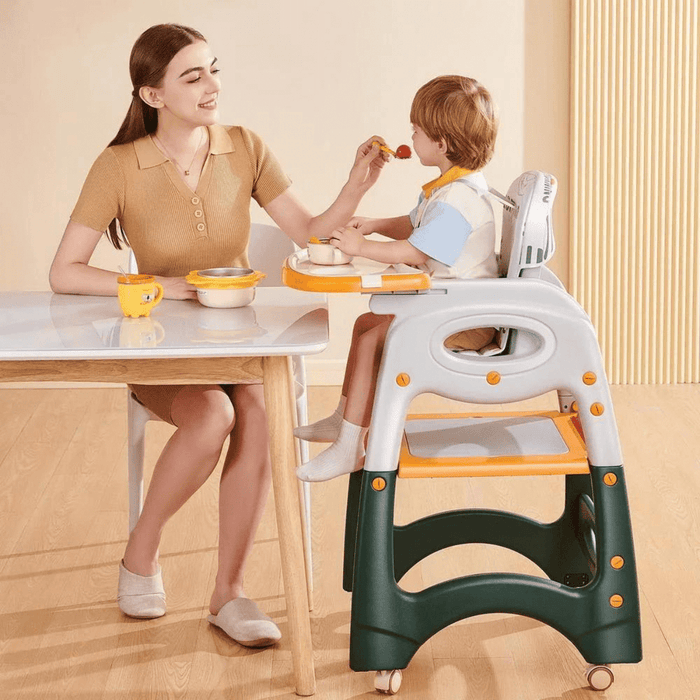 4-In-1 Convertible Baby High Chair