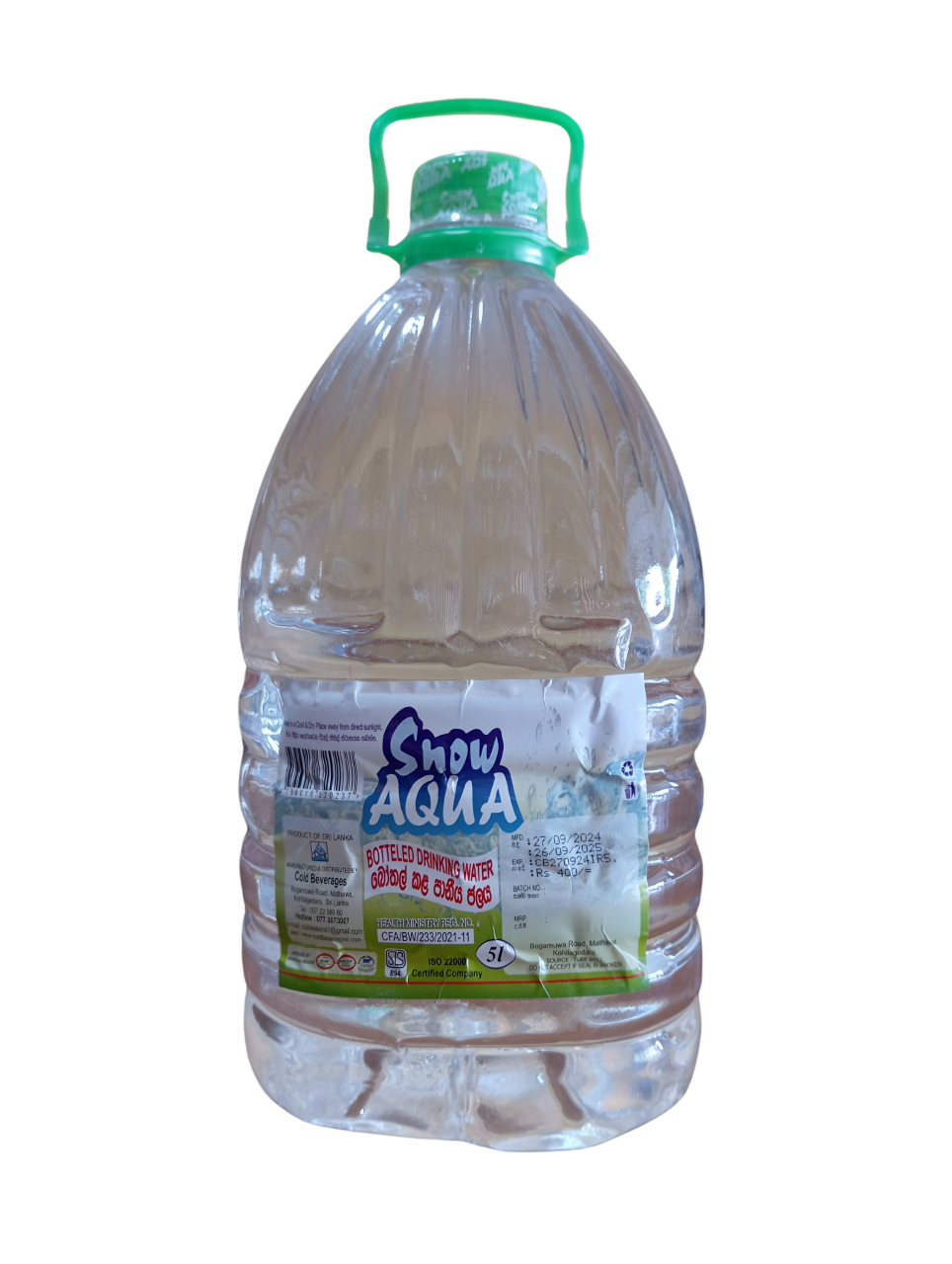 Snow Aqua Water Bottles