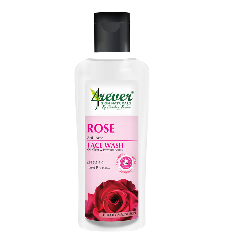 4Rever Rose Anti Acne Face Wash -100ml