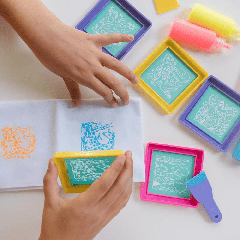 4M Kidz Maker Easy-to-Do Screen Printing Kit