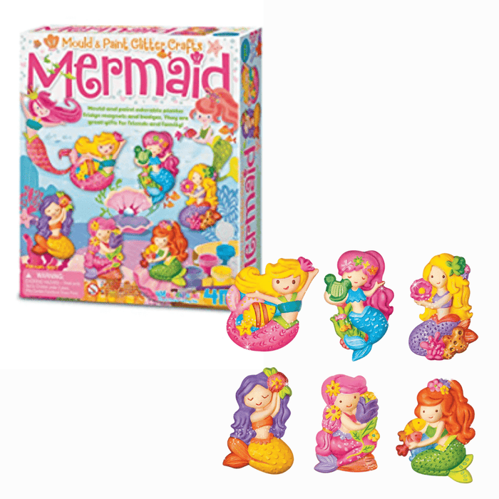 4M Mould & Paint Glitter Mermaid