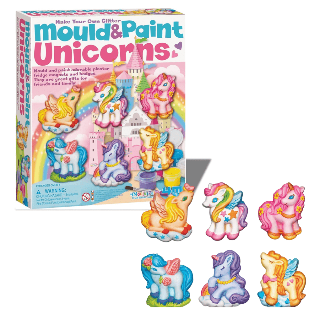 4M Mould & Paint Unicorns 5+