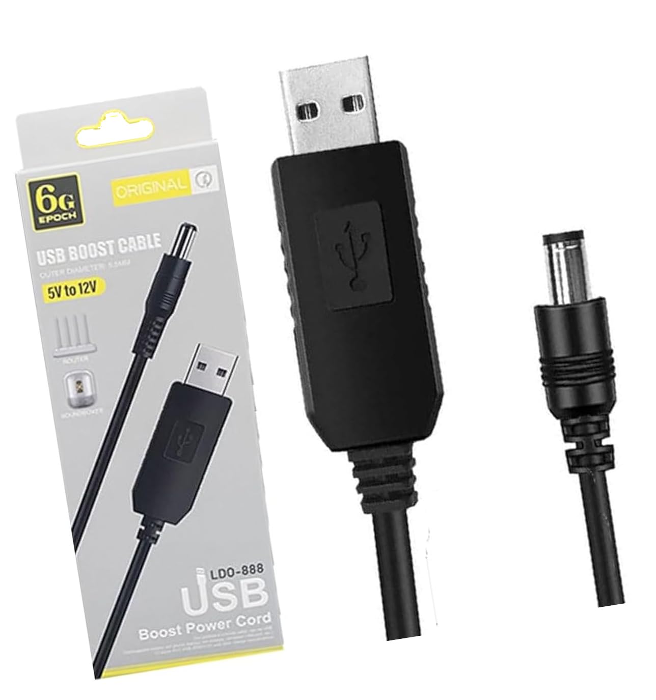 5V to 12V Adapter Usb Cable