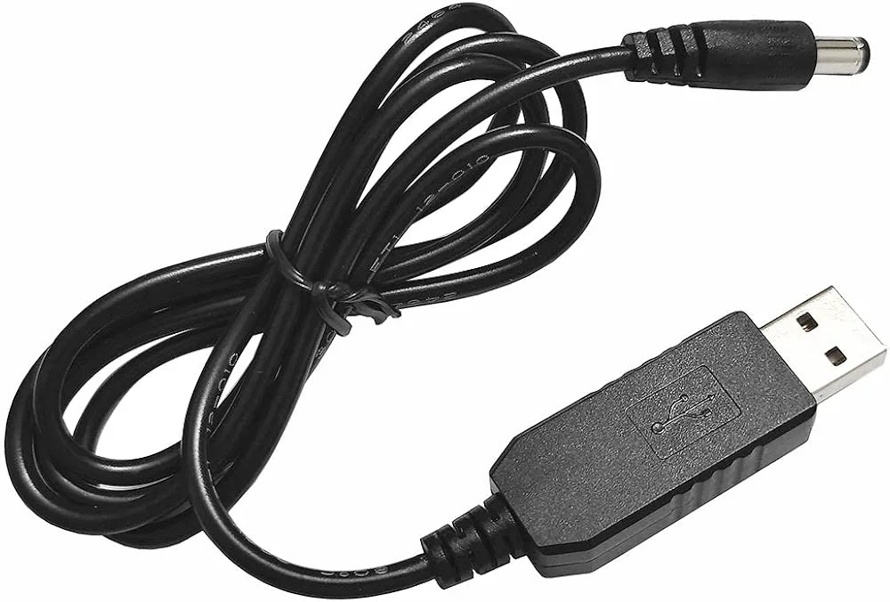 5V முதல் 12V அடாப்டர் யூஎஸ்பி கேபிள்