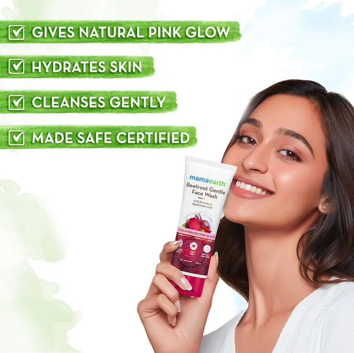 Mamaearth Beetroot Gentle Face Wash – 100ml