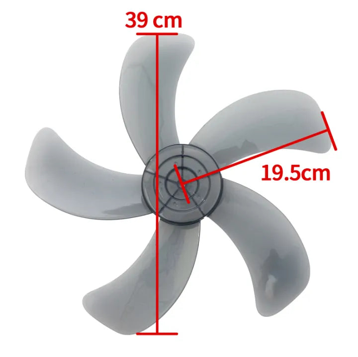 5 Blade Plastic for Table and Stand Fan - 1Pcs