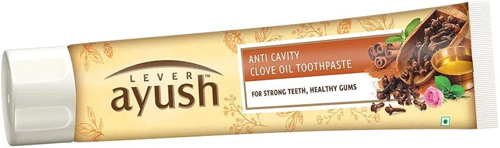 Ayush Toothpaste With  Clove Oil & Dasanakanthi Choornam  -  110g
