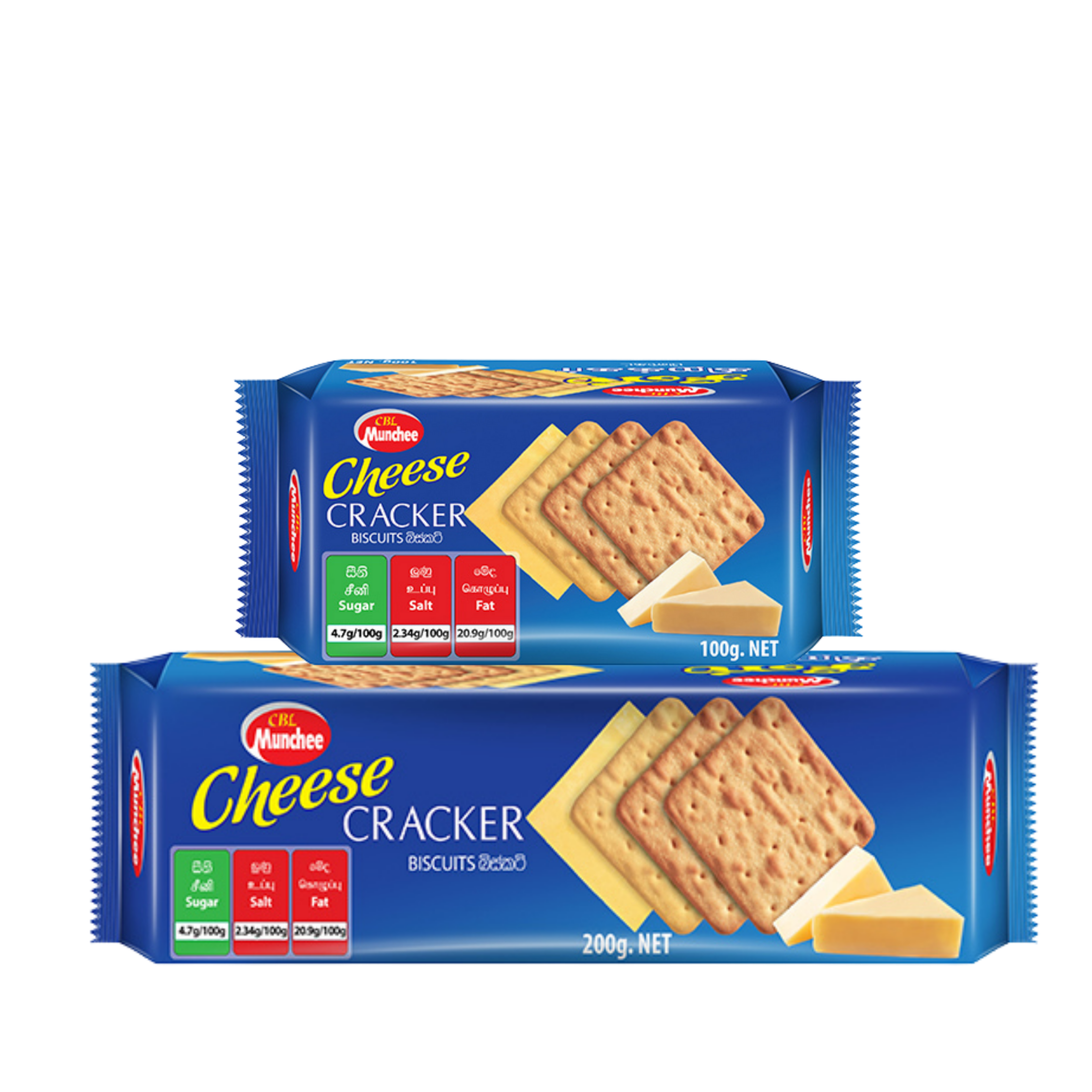 மஞ்சி சீஸ் கிராக்கர் பிஸ்கட்கள்