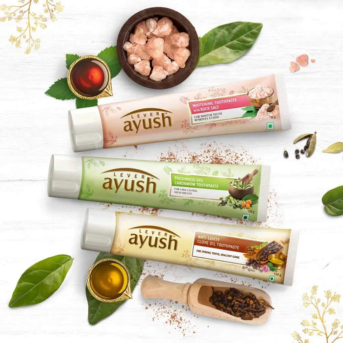 Ayush Toothpaste With  Clove Oil & Dasanakanthi Choornam  -  110g