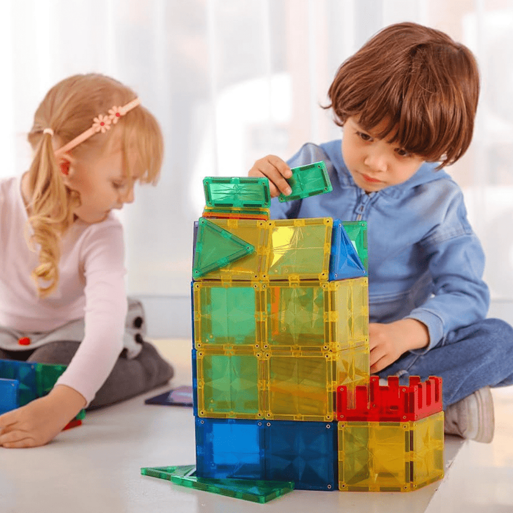 62 PCS Star Magnetic Building Tile Set