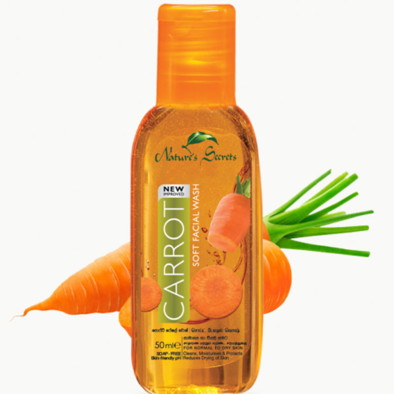 இயற்கையின் ரகசியங்கள் கேரட் மென்மையான முக கழுவல்