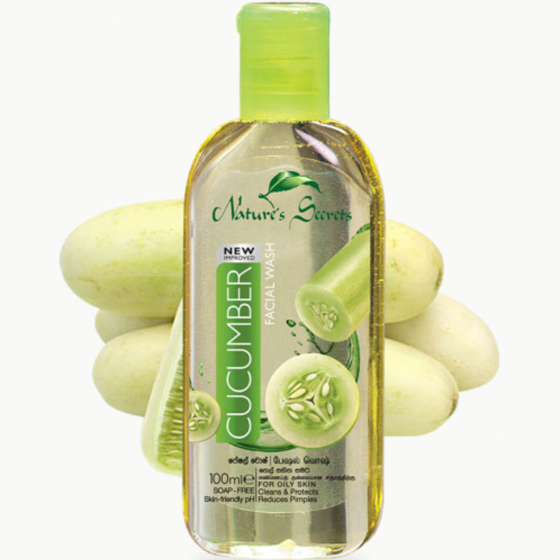 இயற்கை ரகசியங்கள் வெள்ளரிக்காய் முக கழுவல்