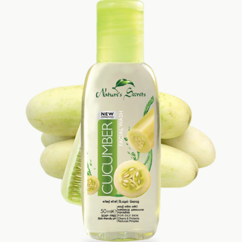 இயற்கை ரகசியங்கள் வெள்ளரிக்காய் முக கழுவல்