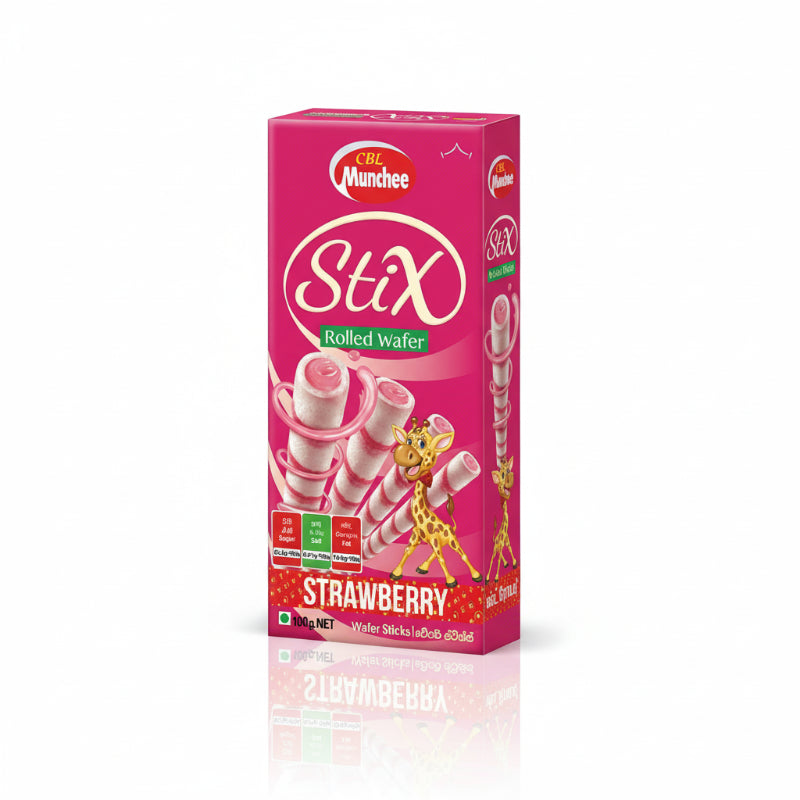 மஞ்சி ஸ்டிக்ஸ் ரோல்டு வேஃபர் ஸ்ட்ராபெர்ரி