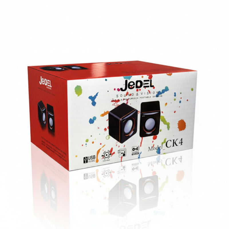 Jedel CK4 USB Mini Stereo Portable Speakers