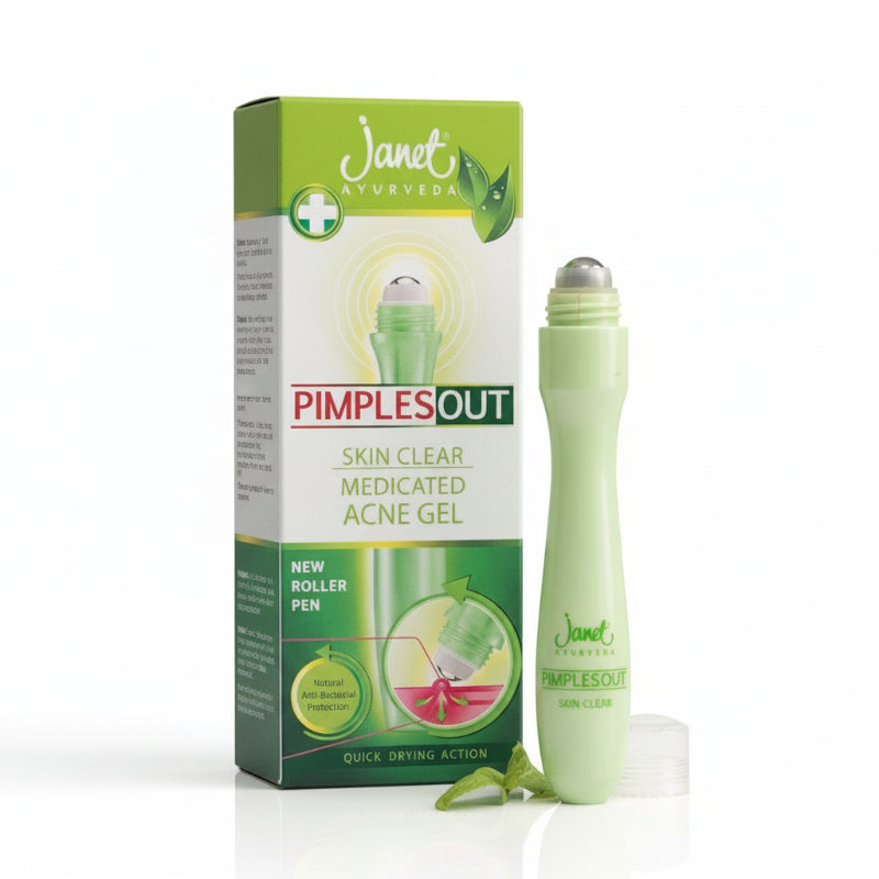 Janet Ayurveda Pimple Out-skin Clear Roller Pen - 15ml
