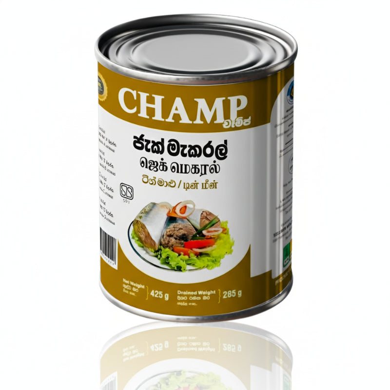 Champ Jack Mackerel Canned Fish - 425g – QBAY
