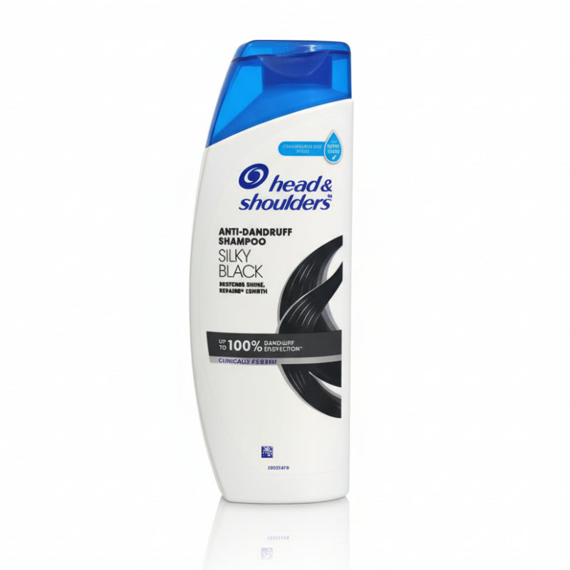 தலை மற்றும் தோள்கள் பட்டுப் போன்ற கருப்பு பொடுகு எதிர்ப்பு ஷாம்பு - 180 மிலி