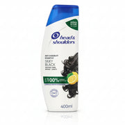 தலை &amp; தோள்கள் சில்க்கி பிளாக் ஆன்டி-டாண்ட்ரஃப் ஷாம்பு - 400 மிலி