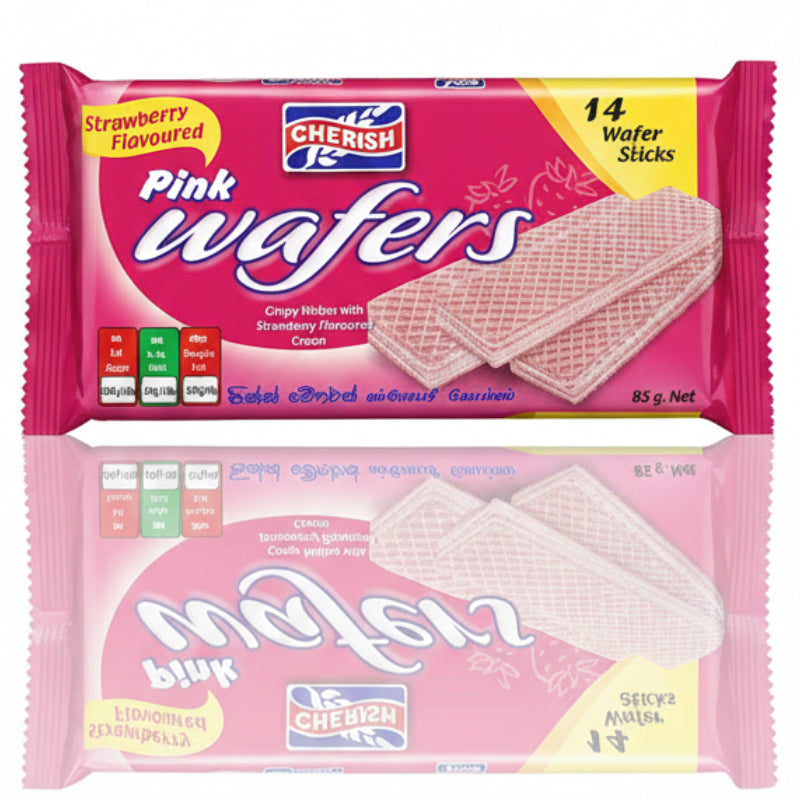Cherish Wafers Choco / Milk / Strawberry Biscuits - 85g