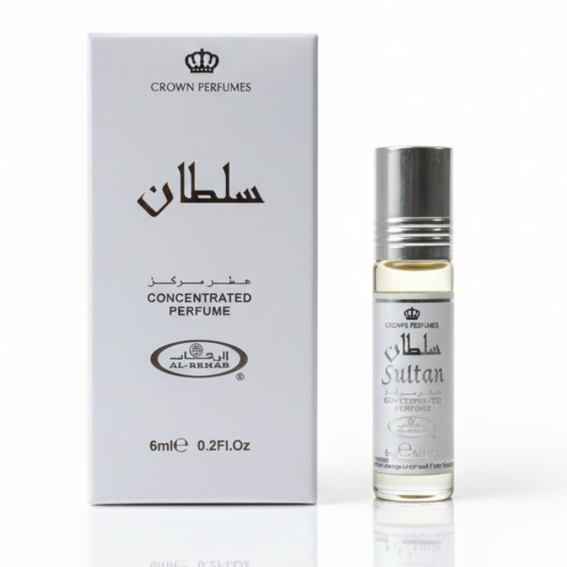AL-REHAB Crown Perfumes Sultan Concentrated Attar perfume - 6ml