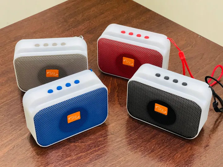 RBG Bluetooth Speaker - TF Card / USB / FM - Rechargable - Hanging Strap - Adjustable Light