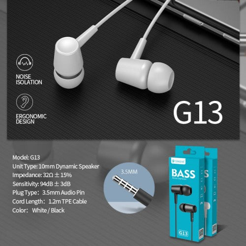 Celebrat G13 Bass Earphones