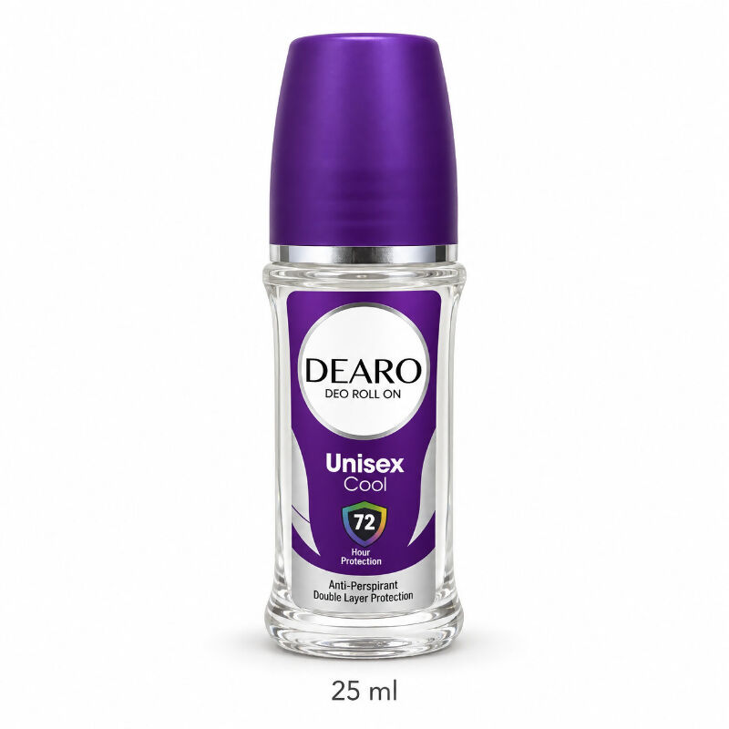 DEARO Unisex Cool Anti-Perspirant Deo Roll-On – 25 ml / 50 ml