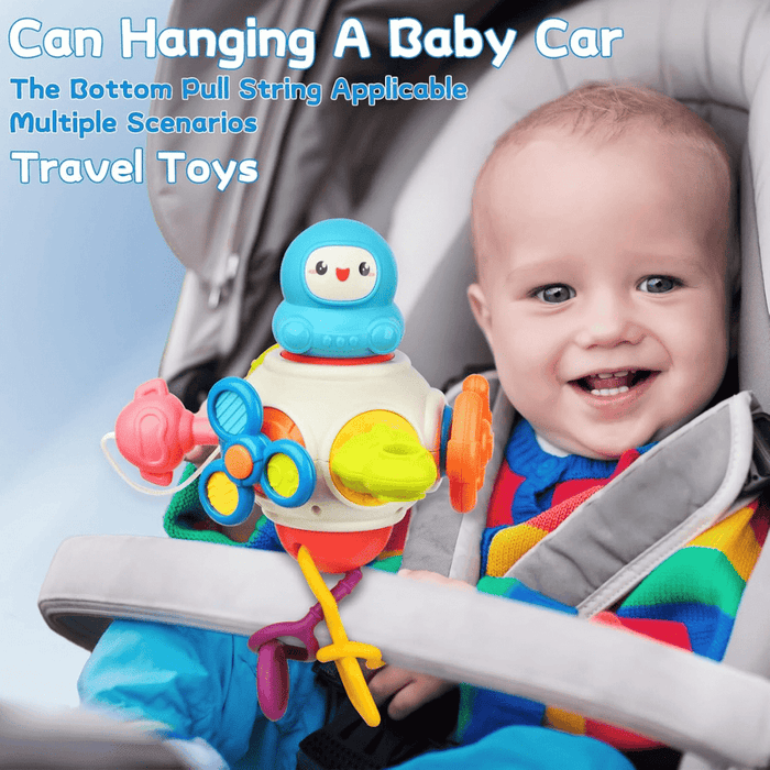 8-in-1 Space Busy Cube Rattle Toy