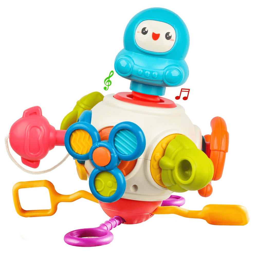 8-in-1 Space Busy Cube Rattle Toy