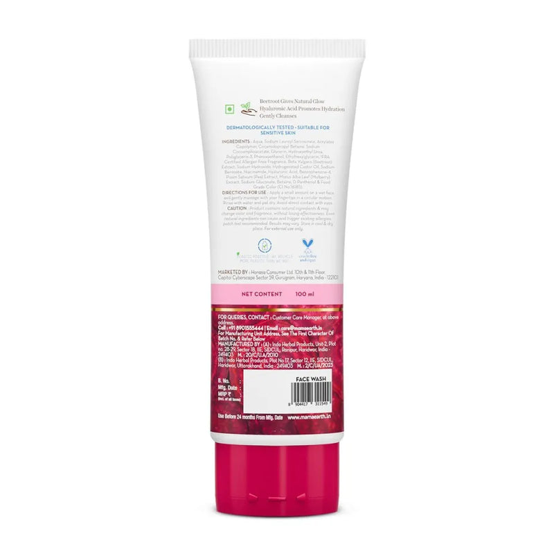 Mamaearth Beetroot Gentle Face Wash – 100ml