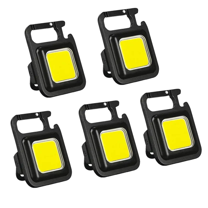 Cob Keychain LED Outdoor Camping Small Light - 1Pcs