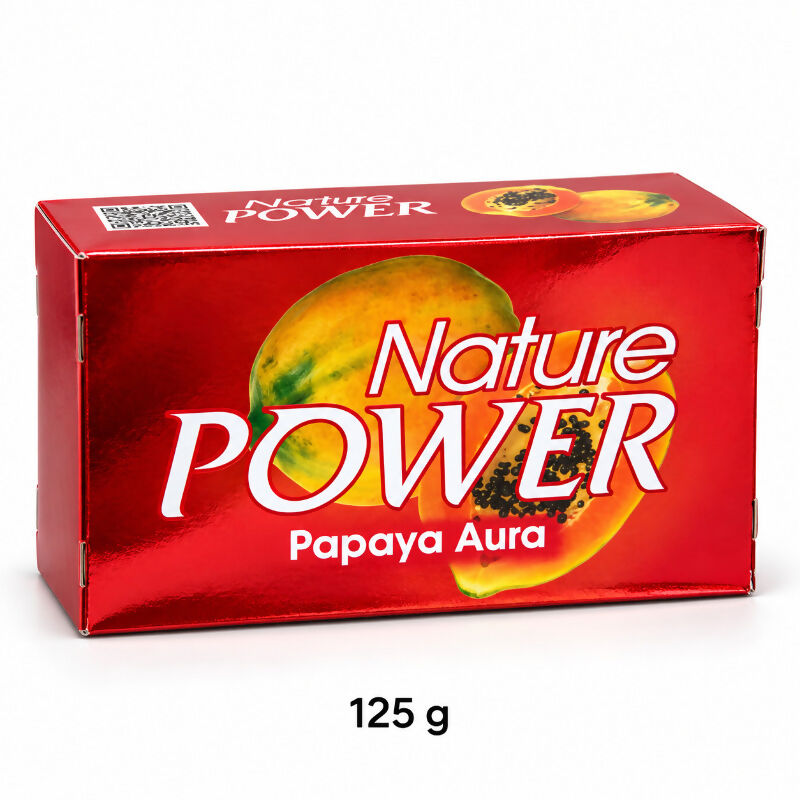 Nature Power Papaya Aura Beauty Soap – 125 g