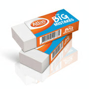 Atlas For Big Mistakes Eraser - 3pcs
