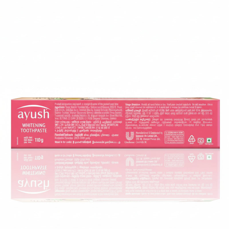 Ayush Whitening Toothpaste with Sea Salt – 110g