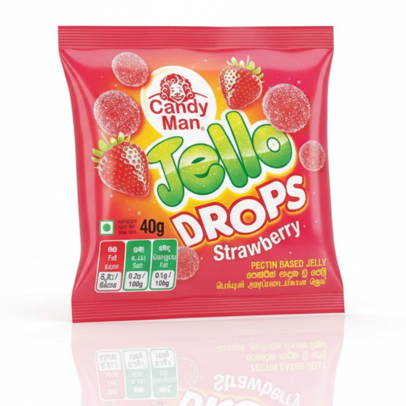 கேண்டி மேன் ஜெல்லி டிராப்ஸ் - 40 கிராம்