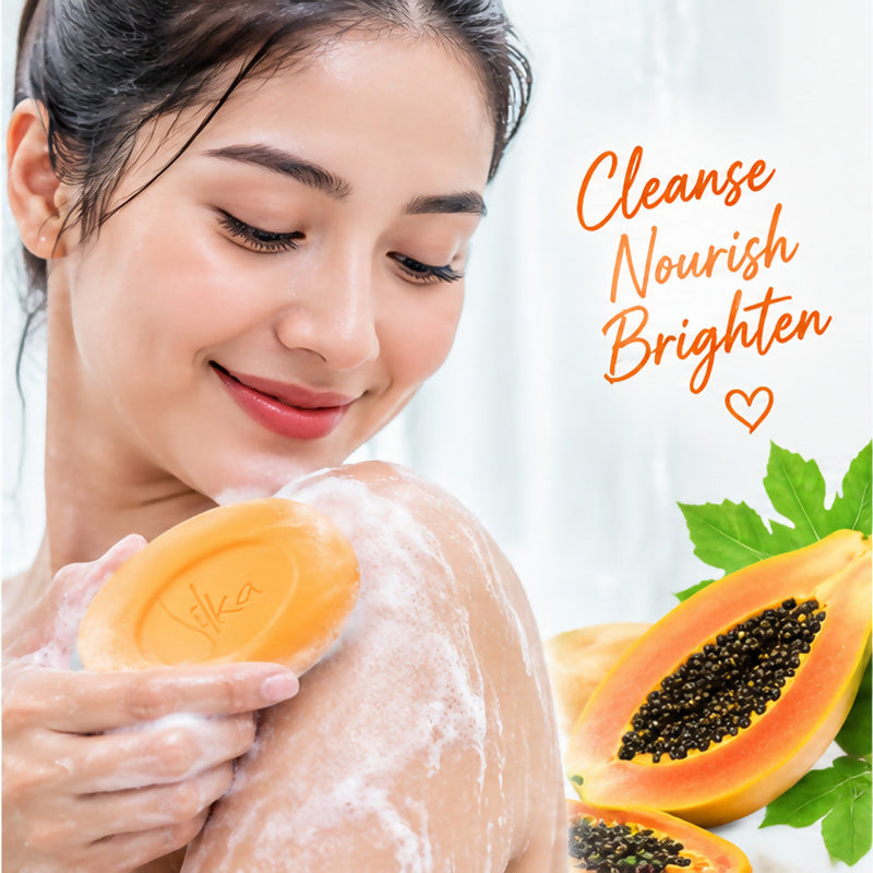 Silka Papaya Whitening Soap – With VitaRich Actives