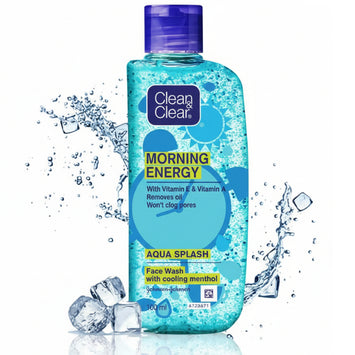 Clean & Clear Morning Energy Aqua Splash Face Wash Cooling Menthol - 100ml